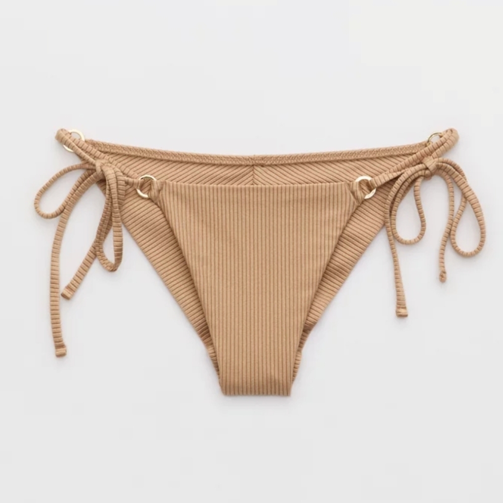NWT Aerie Shine Rib Cheekier String Bikini Bottom